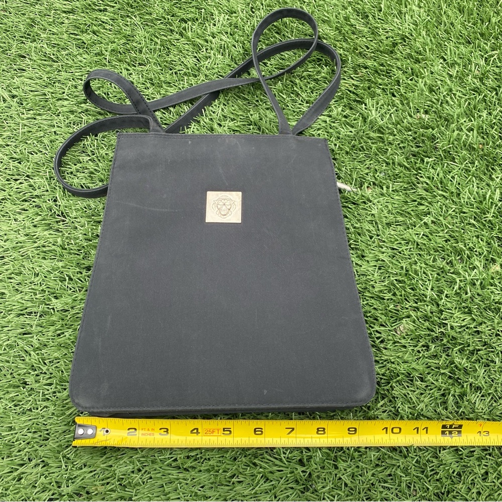 Vintage 90s Black Nylon Shoulder Bag/Backpack - Picture 7 of 8
